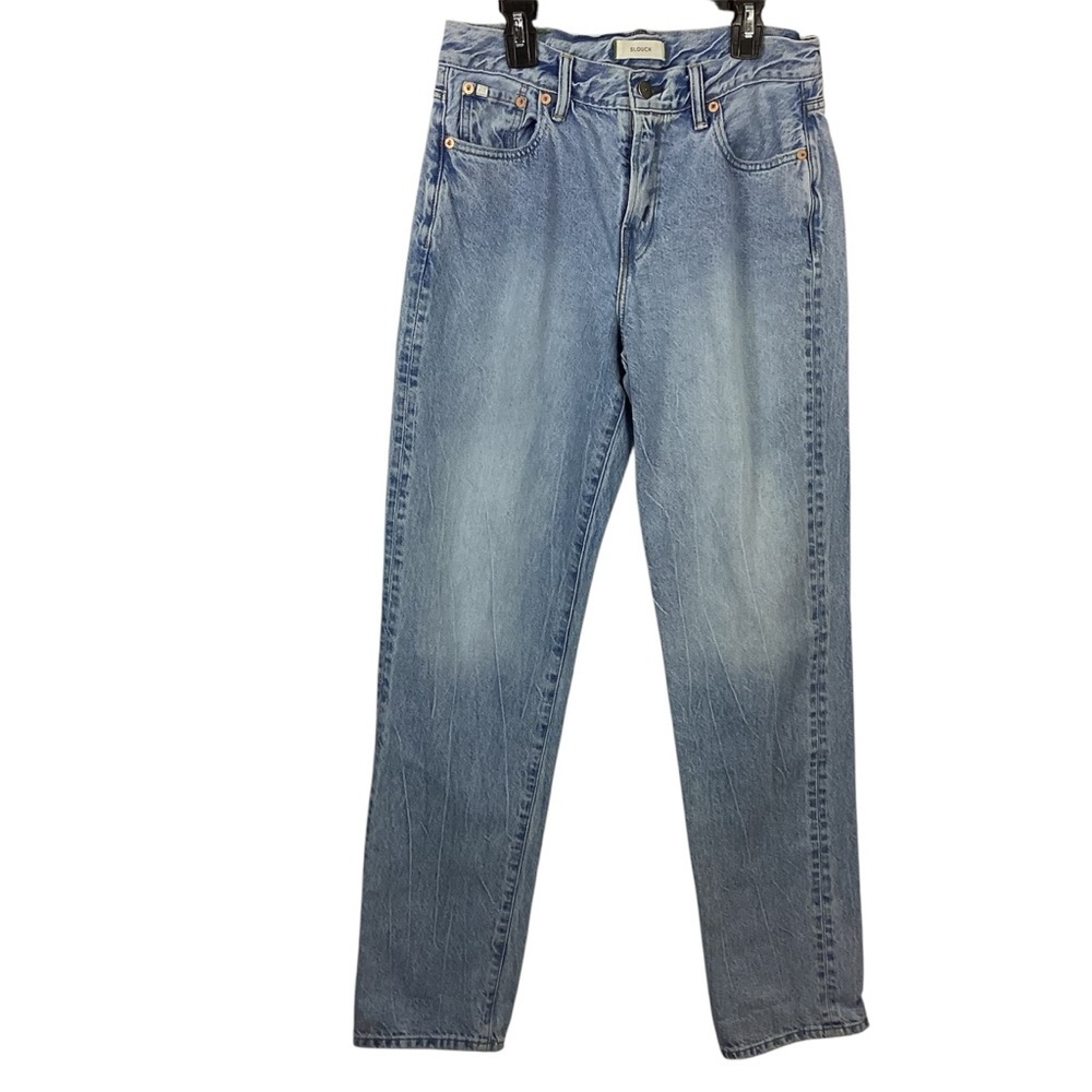 AE77 Premium Slouch Straight Leg Jeans Size 0 Regular